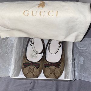 Original GG Gross Grain soft sole crib shoes